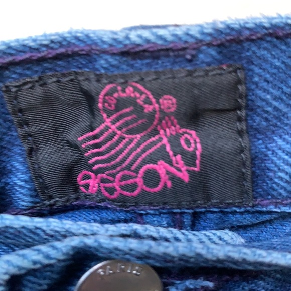 VTG Sasson Jeans Cutoffs Shorts High Waist Rise - Picture 7 of 13